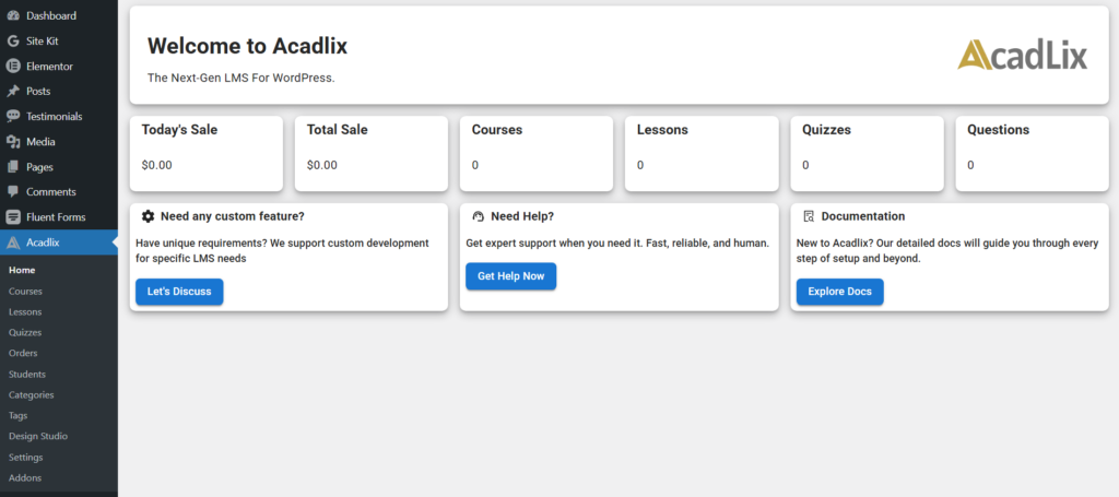 WordPress online test plugin