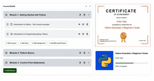 Course progress, certificate plugin for wordpress
